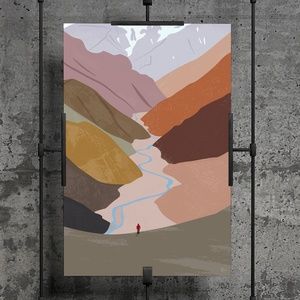 The colourful hills of Highland Island